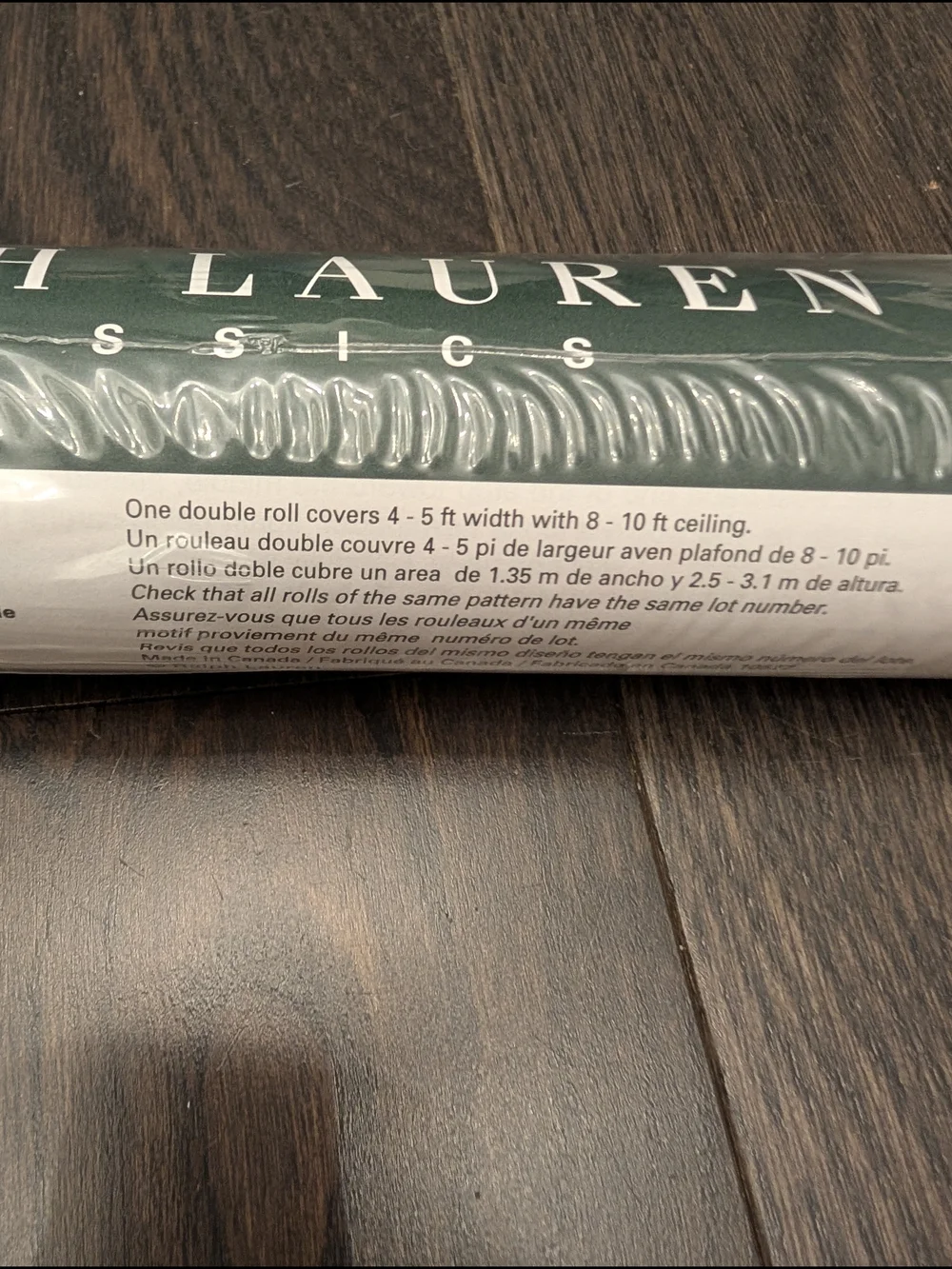 Vintage Ralph Lauren Classics Nantucket Coastal Map Wallpaper LCW22205W Sealed